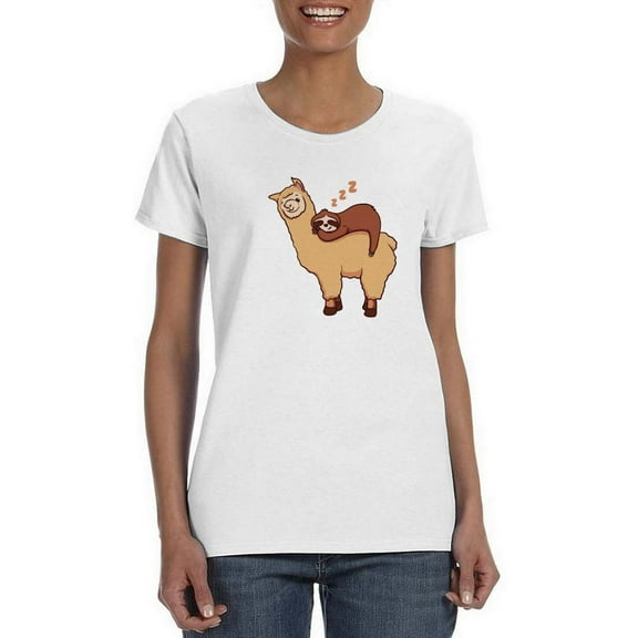 Sleepy Animals T-Shirt Women -Smartprints Designs, Female x-Large