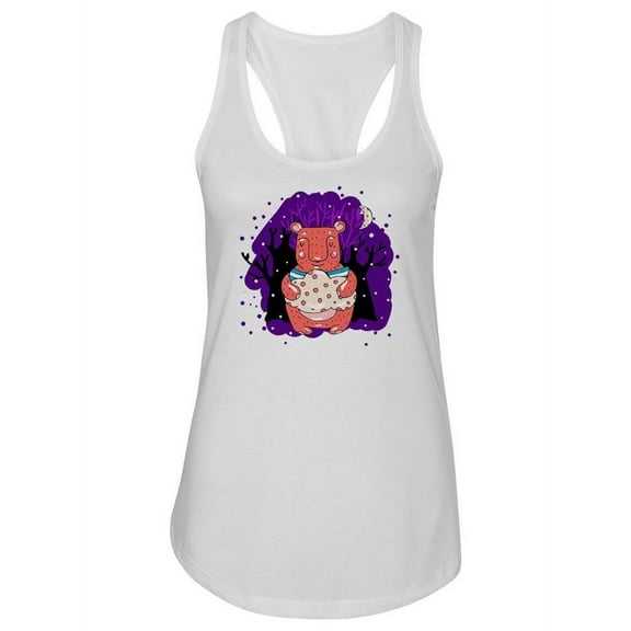 Sleepy Bear Design Tank Women -Image by Shutterstock, Female XX-Large