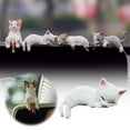 thumbnail image 1 of Car Exterior Accessories Super Cute Sleepy Cat Car Screen Small Ornaments Center Display Plop Doll Cartoon Decoration for Your Vehicle, 1 of 7
