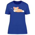 thumbnail image 1 of Sleepy Corgi T-Shirt Women -Image by Shutterstock, Female Large, 1 of 2