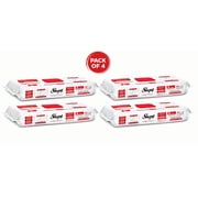 Sleepy Easy Clean 4X Large Floor Wipes, Mop Compatible, Cherry Blossom Scent, 80 Total Count, Pack of 4