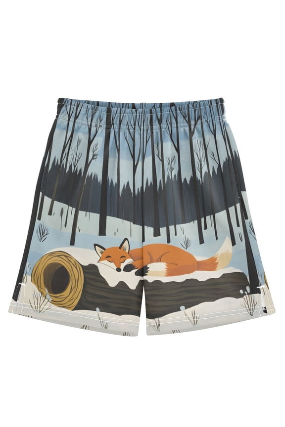 Sleepy Fox Athletic Shorts Breathable with Comfort Fit Drawstring Casual Sweatshorts Small