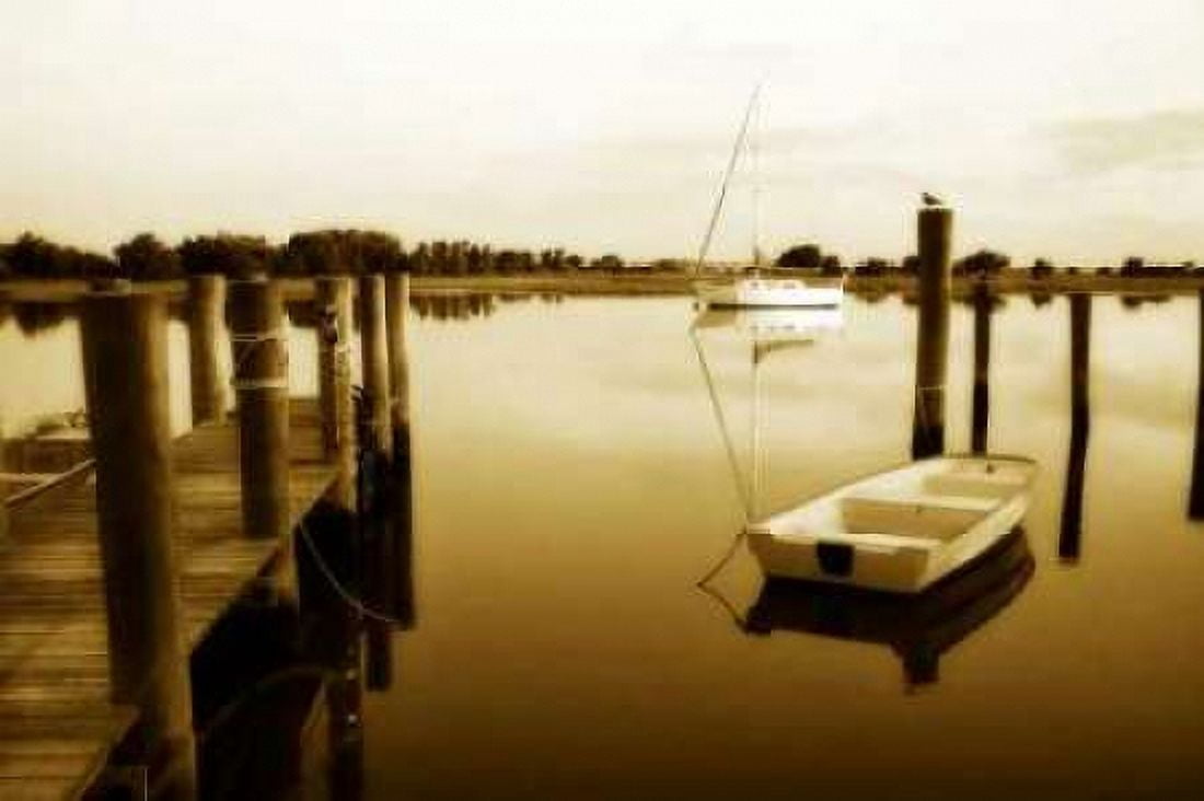 Sleepy Harbor II Canvas Art - Alan Hausenflock (12 x 18)