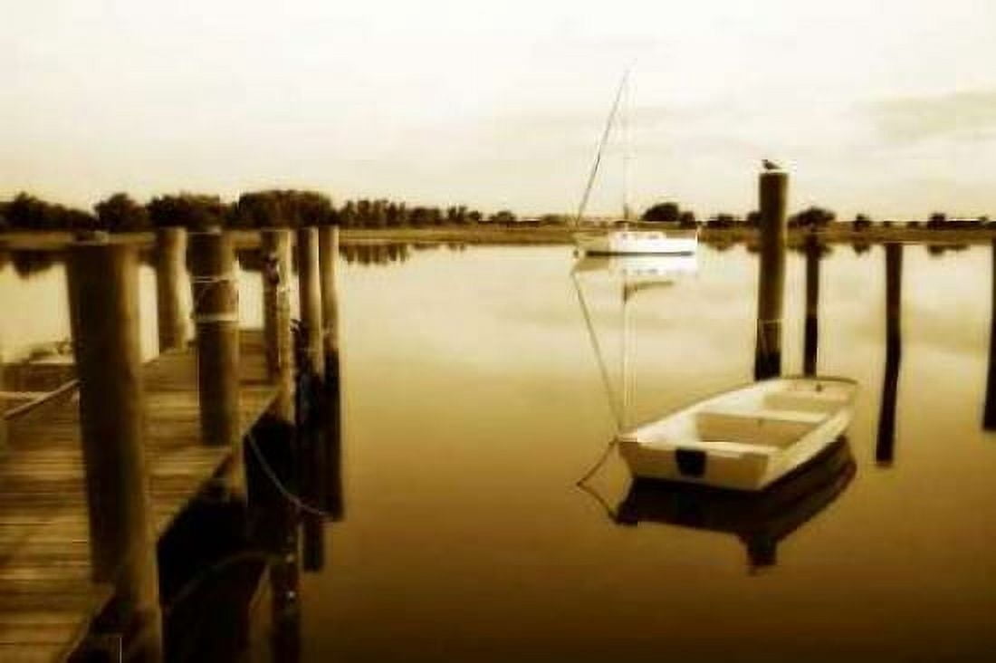 Sleepy Harbor II Canvas Art - Alan Hausenflock (24 x 36)