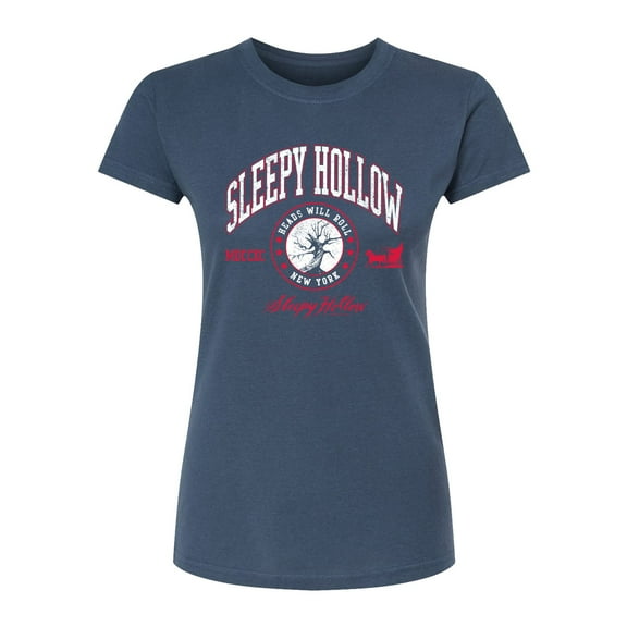Sleepy Hollow - Collegiate - Juniors Fitted Graphic T-Shirt