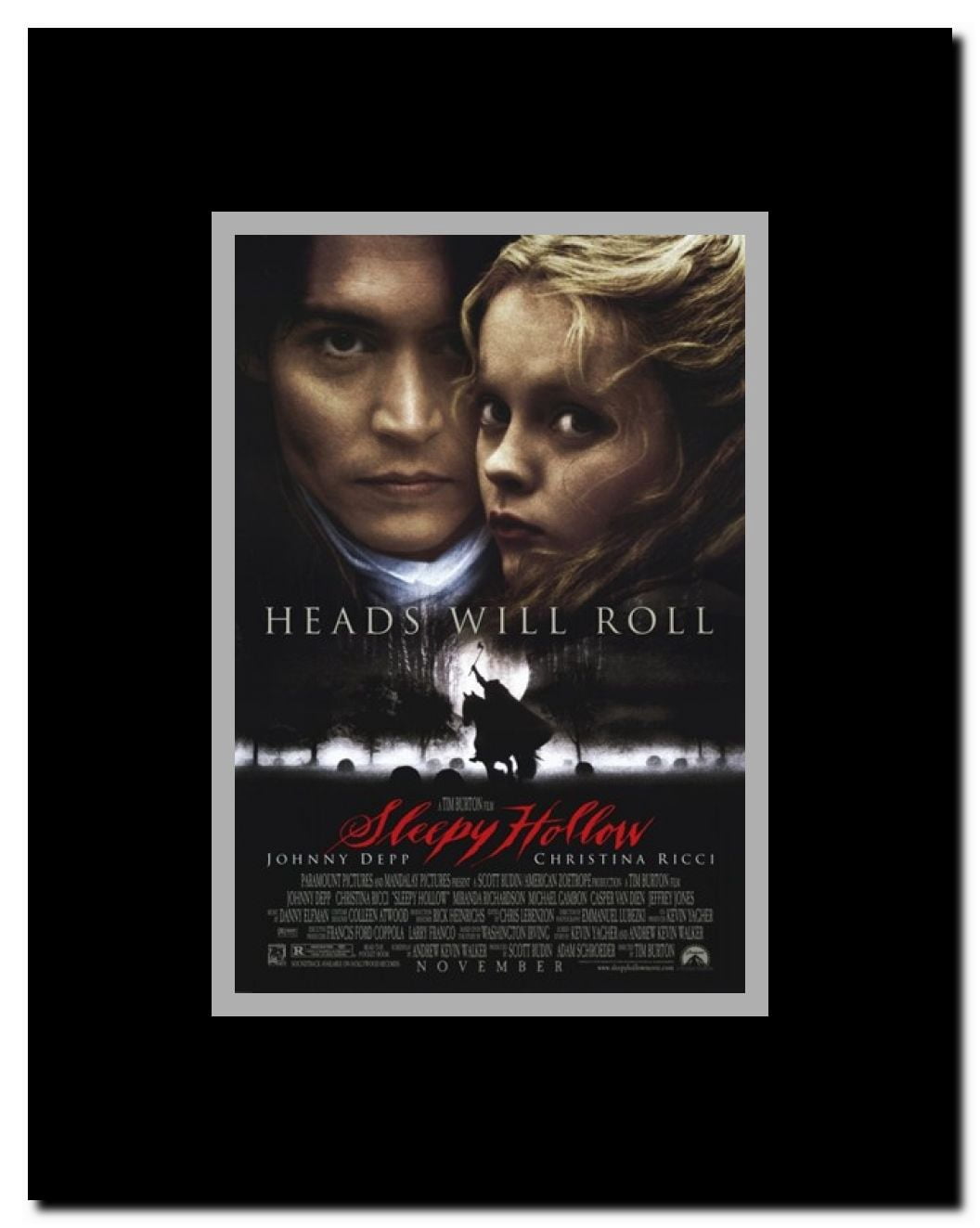 Sleepy Hollow Framed Movie Poster