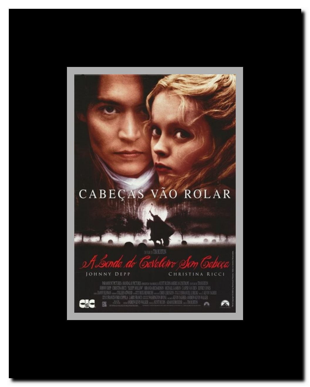 Sleepy Hollow Framed Movie Poster