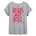 thumbnail image 1 of Sleepy Hollow - Heads Will Roll - Women's Oversized Graphic T-Shirt, 1 of 5