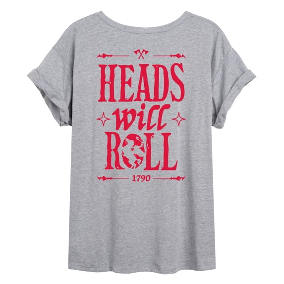 Sleepy Hollow - Heads Will Roll - Women's Oversized Graphic T-Shirt