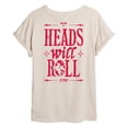 thumbnail image 1 of Sleepy Hollow - Heads Will Roll - Women's Oversized Graphic T-Shirt, 1 of 5