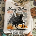 thumbnail image 1 of Sleepy Hollow Shirt, Halloween Shirt S, Vintage Halloween Shirt, Halloween Shirt, Halloween Shirt, Shirt Files, Skeleton Shirt, Pumpkin Shirt, 1 of 5