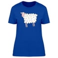 thumbnail image 1 of Sleepy Hornless Sheep T-Shirt Women -Image by Shutterstock, Female x-Large, 1 of 2