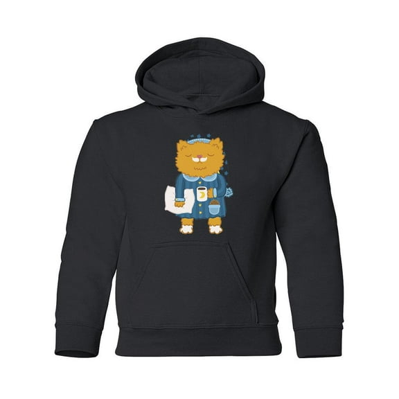 Sleepy Kitten Hoodie Juniors -Image by Shutterstock,  x-Large