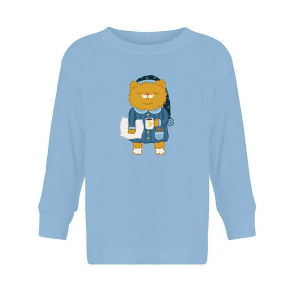 Sleepy Kitten Long Sleeve Toddler -Image by Shutterstock,  4 Toddler