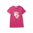 thumbnail image 1 of Sleepy Nites Girls' Print Jersey Nightshirt with Short Sleeves, Sizes XS-XL, 1 of 3