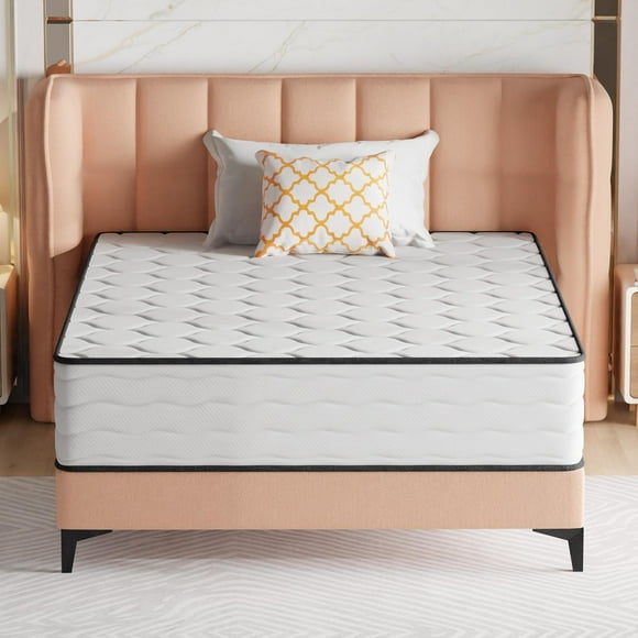 Sleepy Queen 12" Hybrid Mattress - Medium Firm, Innerspring & Foam, Pressure Relief, 80"L x 60"W x 12"H