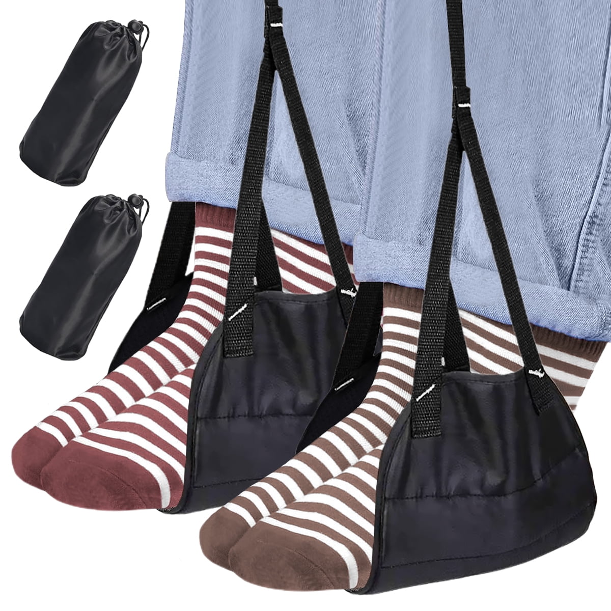 Sleepy Ride Airplane Footrest Made with Premium Memory Foam