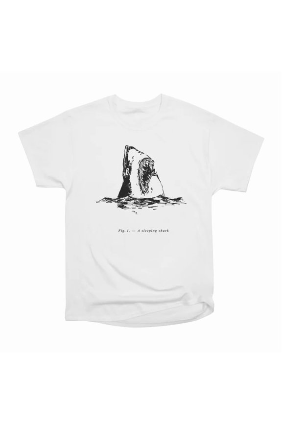 Sleepy Shark Head T-Shirt Tee Gift For Him Merch For Her Apparel For Friend
