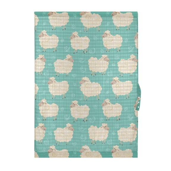 Sleepy Sheep Pattern Door Curtain Blackout Thermal Insulated Door Side Curtain Panels Privacy 25x40in