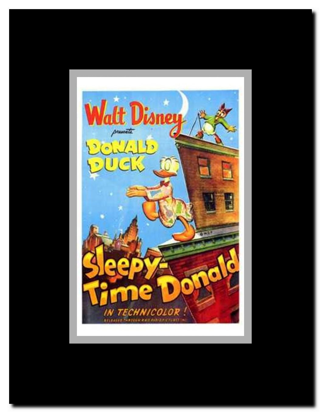 Sleepy Time Donald Framed Movie Poster