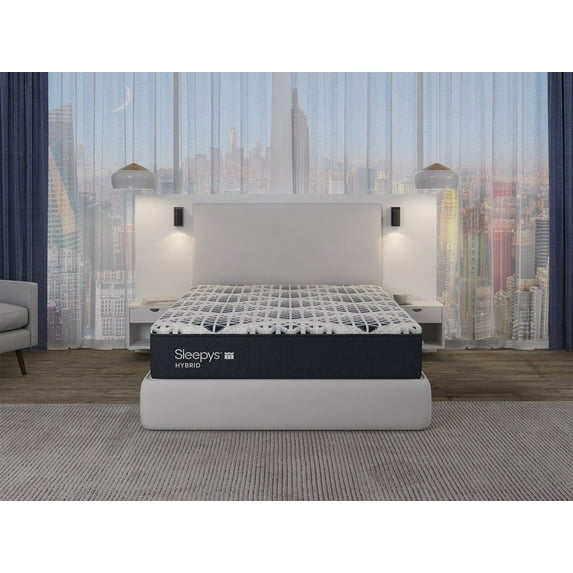Sleepy's by Mattress Firm 13" Twin Mattress, Memory Foam Cooling Hybrid Mattress in a Box, Medium