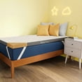 thumbnail image 1 of Sleepyhead 2-Inch Twin XL Mattress Topper - Copper-Infused Memory Foam Topper with Washable Cover - College Dorm Room Essential, 1 of 8