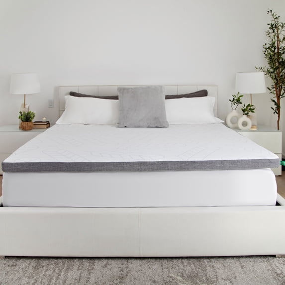 Sleepyhead 3-Inch King Copper Mattress Topper with Washable Cover - Bedroom Essential