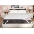 thumbnail image 1 of Sleepyhead Queen 3 Inch Premium Super Mattress Topper – Gel & Copper Infused Memory Foam Bed Topper – Cooling, Soft Support + Comfort, Foam Made in USA, CertiPUR-US Certified (Queen 3"), 1 of 7