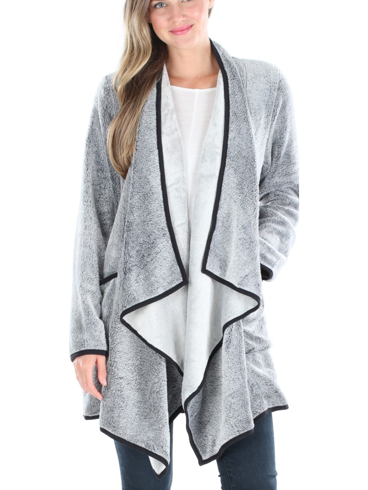 Sleepyheads Pajama Women's Fleece Long Sleeve Wrap Robe Cardigan with
