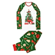 Sleepyheads Pajamas for Family Christmas Plaid Printed Loungewear Christmas Family Matching Pajamas Long Sleeve Home Sleepwear