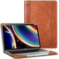 thumbnail image 1 of Sleeve Case for MacBook Air 13 A2237 (M1)/A2179/A1932 (2018-2020), PU Leather Folio Book Cover, 1 of 7