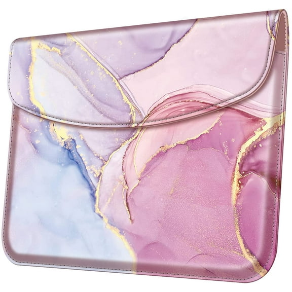 Sleeve Case for Microsoft Surface Go 3 2021 / Surface Go 2 2020 / Surface Go 2018 - Slim Fit Premium Vegan Leather Cover with Stylus Loop