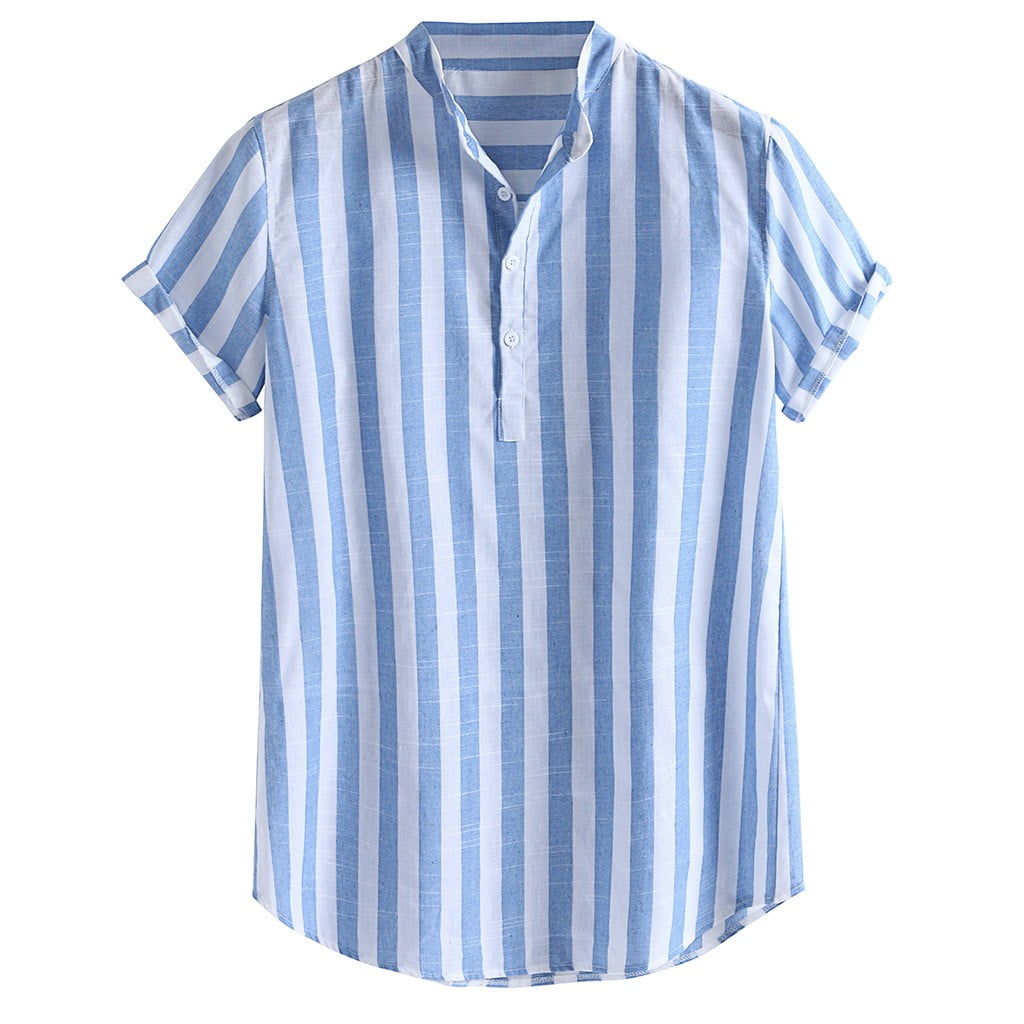 Logo Cotton Satin Striped Oxford Shirt