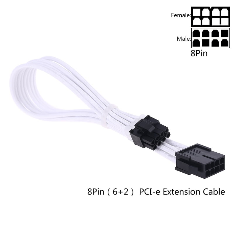 Sleeve Extension Power Supply Cable 24pin A TX/EPS/8pin PCIE GPU