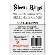 Sleeve Kings Mini Euro Card Sleeves 45x68mm 110