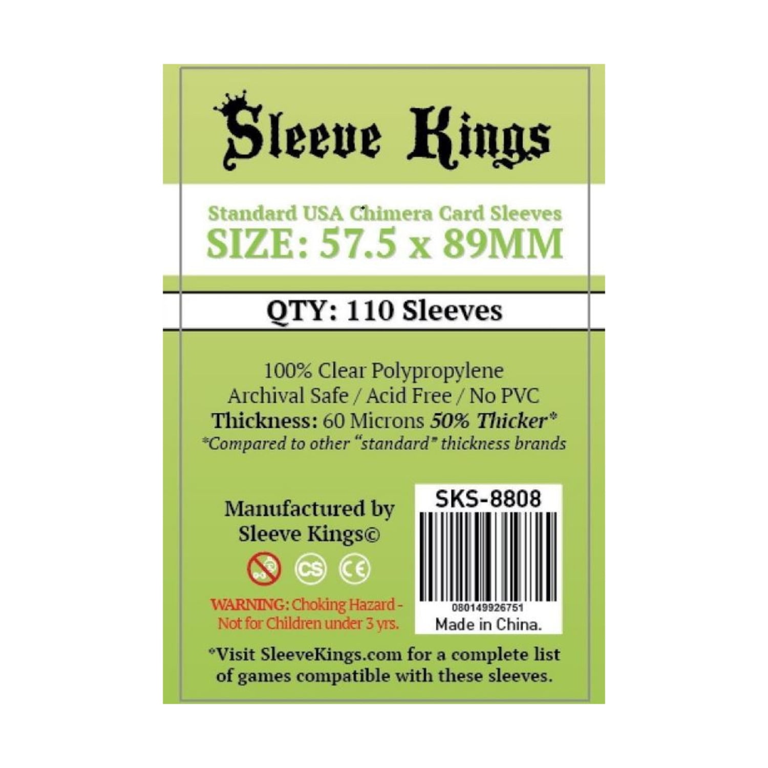 chimera card sleeves Mayday Mini Chimera 100 Card Sleeves 43mm x 65mm main image 0