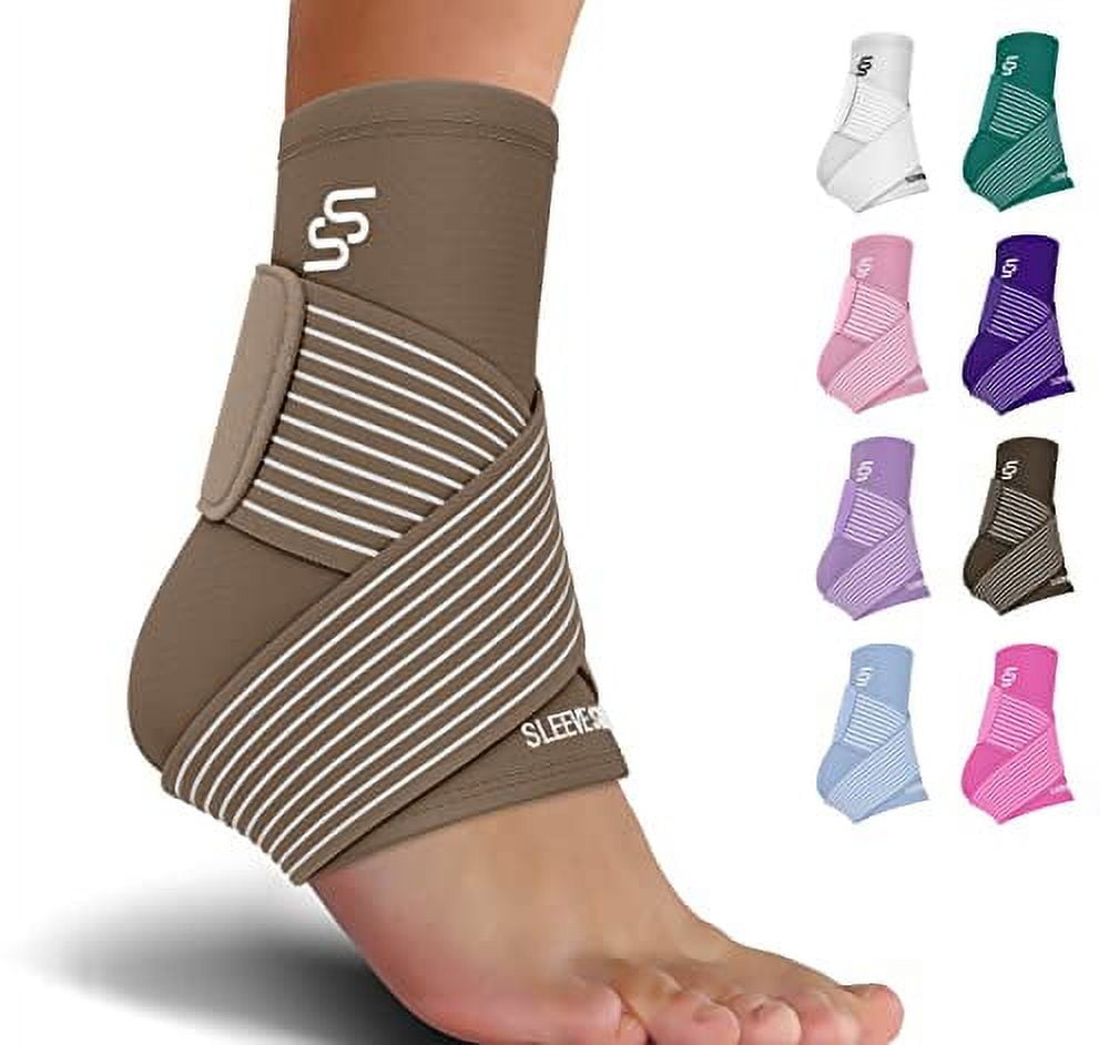 Sleeve Stars Ankle Brace for Women & Men, Plantar Fasciitis Relief & Ankle Compression Sleeve