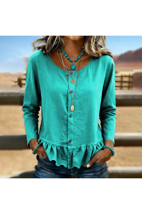 Sleeve Womens Tops Fashion Custom T-Shirt Long Sleeve Shirts For Women