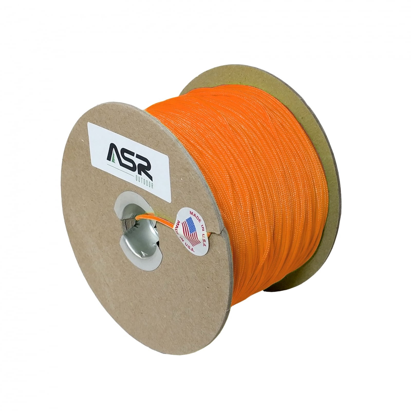 Sleeved Spectra Kevlar Cord Durable Orange 100ft 325lbs Strength