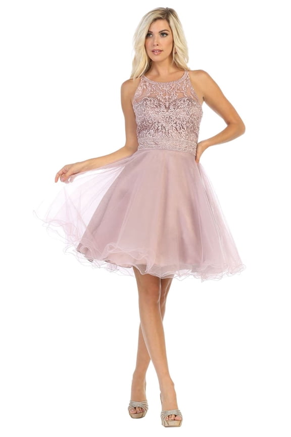 Women's May Queen homecoming party Hoco Dress Mauve 18 2025