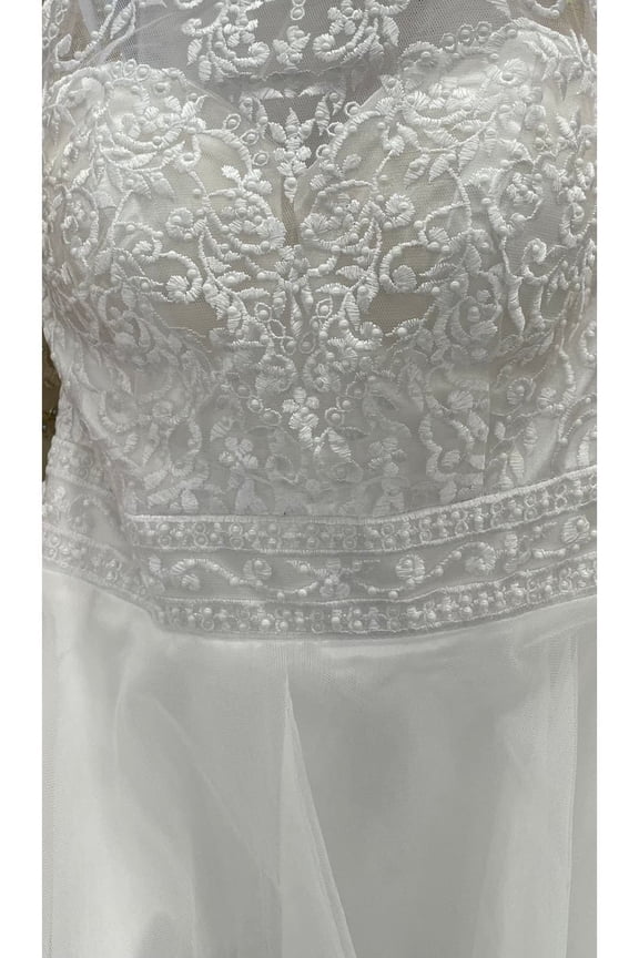 Women's May Queen homecoming party Hoco Dress White 18 2025