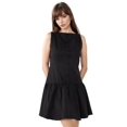 thumbnail image 1 of Sleeveless A-Line Mini Dress with Button Detail, 1 of 5
