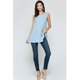 thumbnail image 1 of Sleeveless Back Lace Ruffle Detail Tank Top, 1 of 5