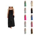 thumbnail image 1 of Sleeveless Backless Vintage Floral Girls Dress, Loose Fit Summer Casual Cotton Toddler Dress for Home Wear Play, 1 of 4