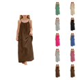 thumbnail image 1 of Sleeveless Backless Vintage Floral Girls Dress, Loose Fit Summer Casual Cotton Toddler Dress for Home Wear Play, 1 of 5