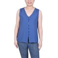 thumbnail image 1 of Sleeveless Button Front Blouse, 1 of 4