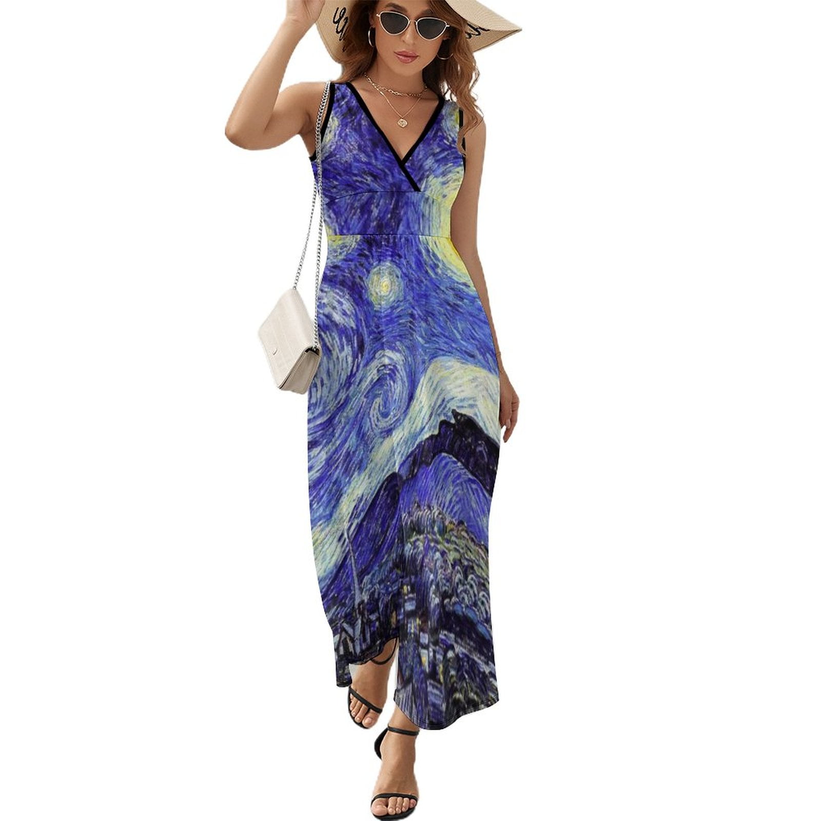 Sleeveless Dress Mardi Gras King Cake beach dresses women's clothing