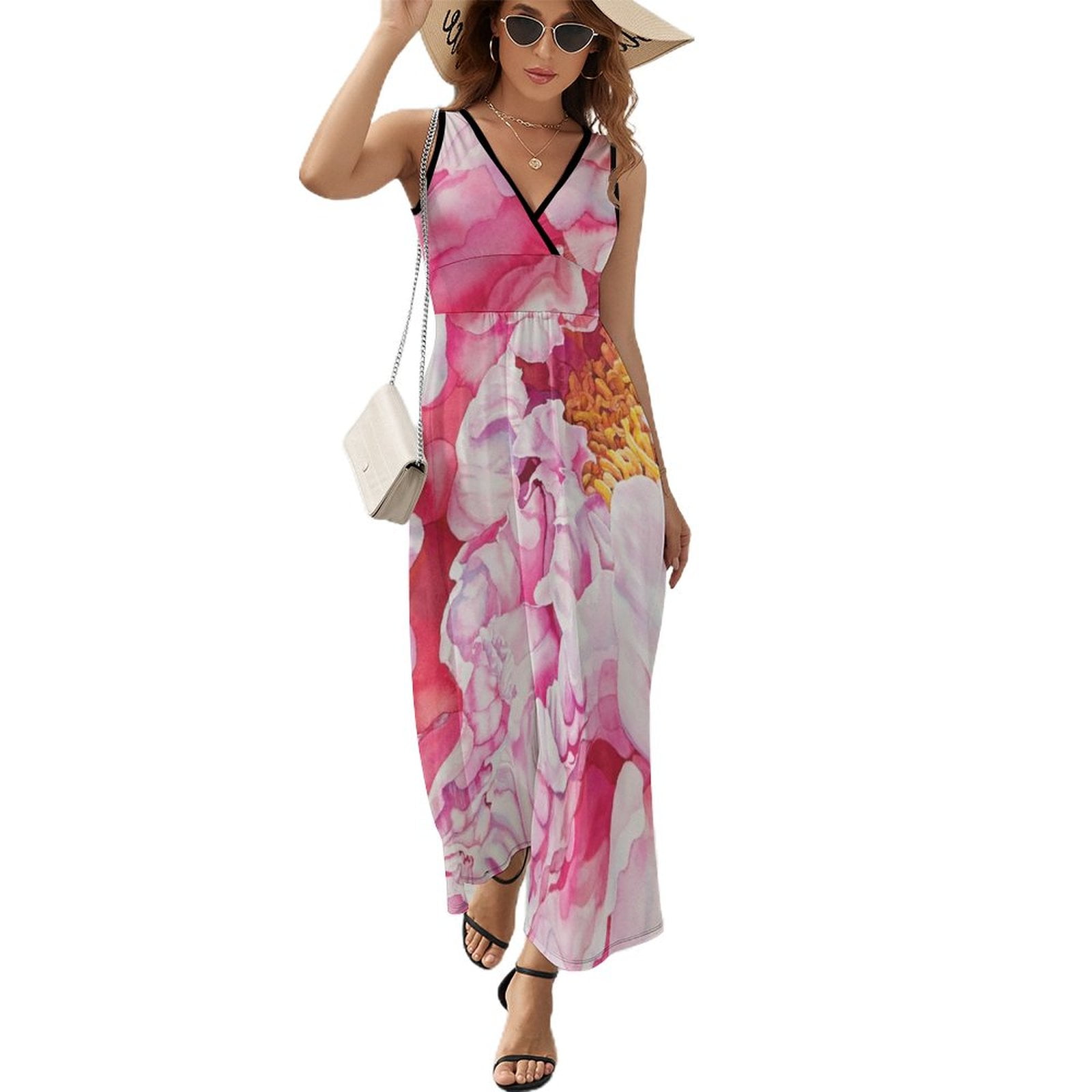 Sleeveless Dress Mardi Gras King Cake beach dresses women's clothing