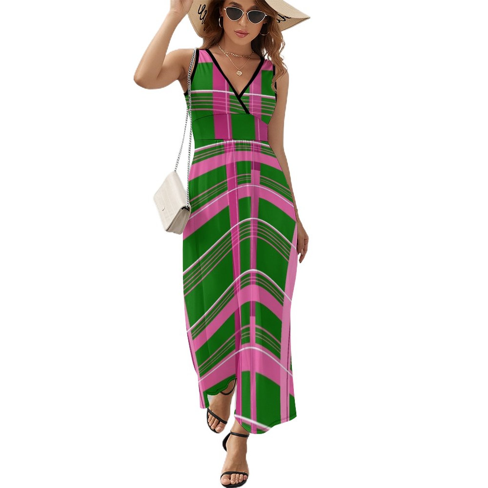 green emerald velvet dress Green Pink African Ankara Print Plus Size Clothing Party Dress –  Africanclothinghub