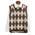 thumbnail image 1 of Sleeveless Fall Spring Women V-Neck Vest Sweater, 1 of 2